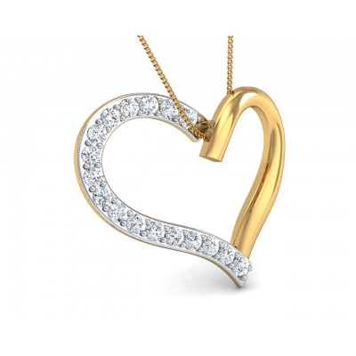 Amia Diamond Heart Pendant